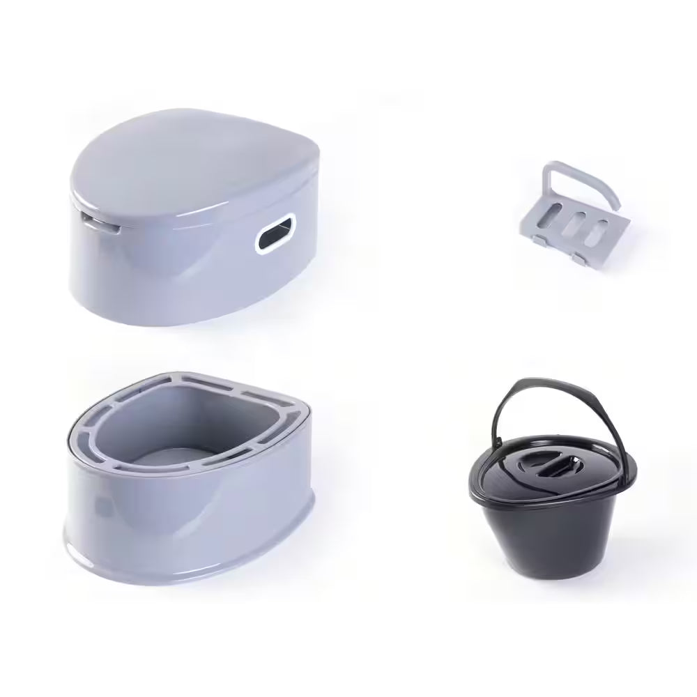 Folding Portable Travel Non-Electric Waterless Toilet for Camping and Hiking