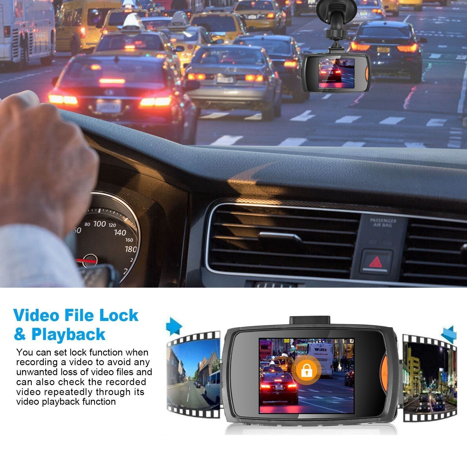 1080P Car DVR Camera Dash Cam Camcorder 90 Degree Angle Loop Recording Night VisonVINE GLOBAL