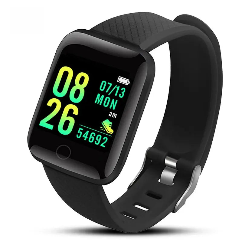 116plus Smart Bracelet Sports Bracelet D13 Color Screen Bracelet Sports Pedometer Bluetooth Reminder Heart Rate and Blood PressureVINE GLOBAL