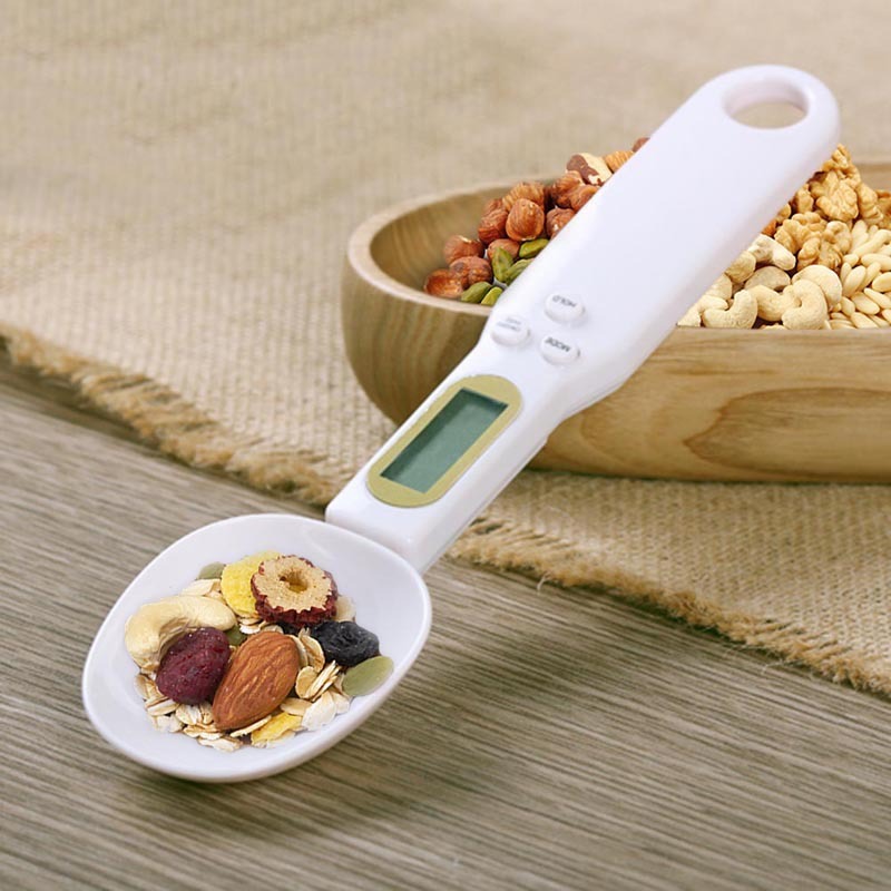 LCD Digital Kitchen Scale Electronic Cooking Food Weight Measuring Spoon Grams Coffee Tea Sugar Spoon Scale Kitchen Tools - VINE GLOBAL