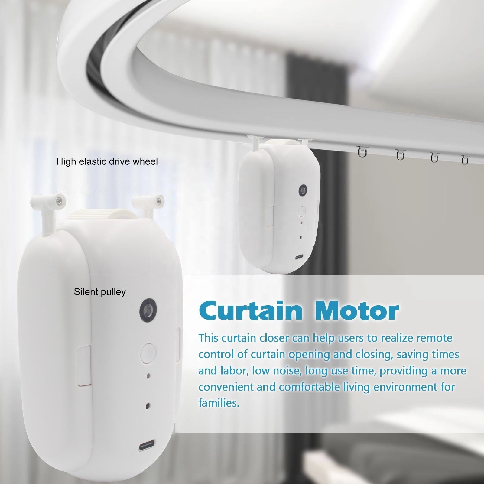 Curtains Bluetooth Wireless Automatic Curtai - VINE GLOBAL