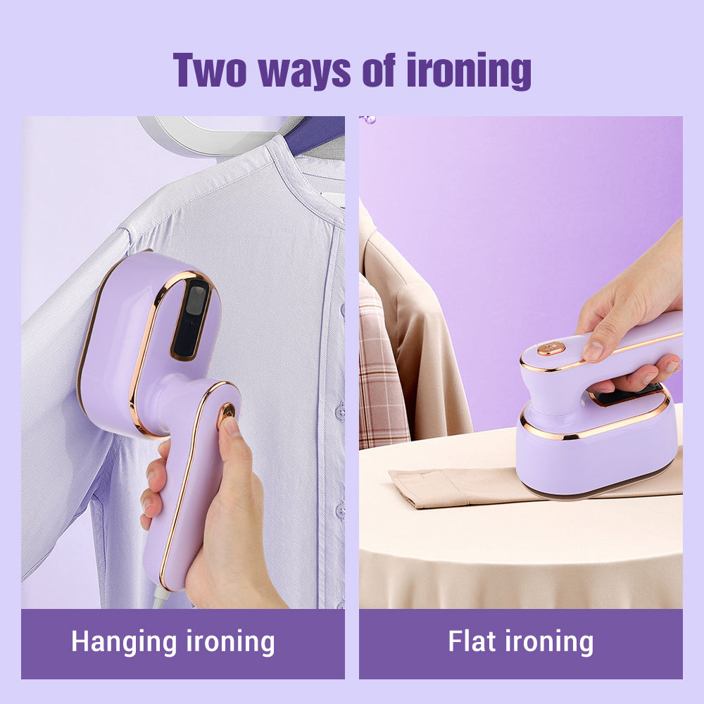 Steam Iron, Travel Steamer For Clothes Portable Mini Steam Iron. - VINE GLOBAL