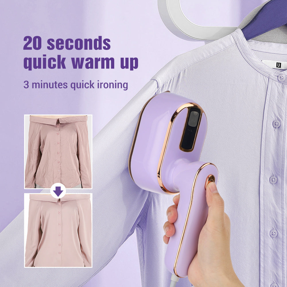 Steam Iron, Travel Steamer For Clothes Portable Mini Steam Iron. - VINE GLOBAL