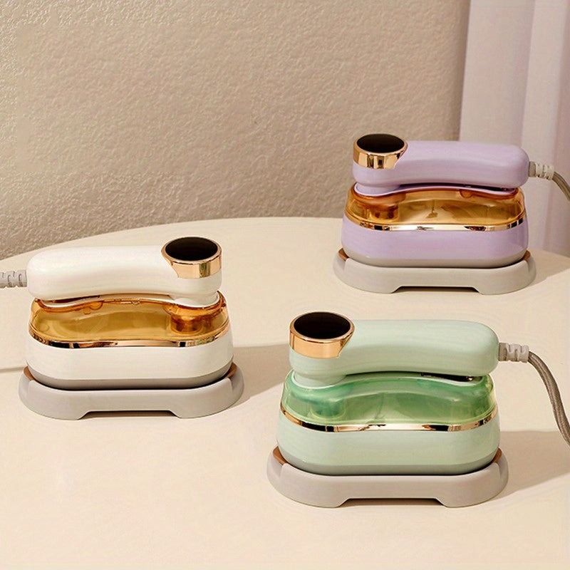 Handheld Garment Clothing Steamer Iron, 1200W Steamer Iron For Clothes, Ironing & Steaming 2 In 1, 180°Rotatable Portable Travel Garment Steamer, Large Soleplate, 20S Heat Up, Fabric Wrinkle Remover For Home And Travel - VINE GLOBAL