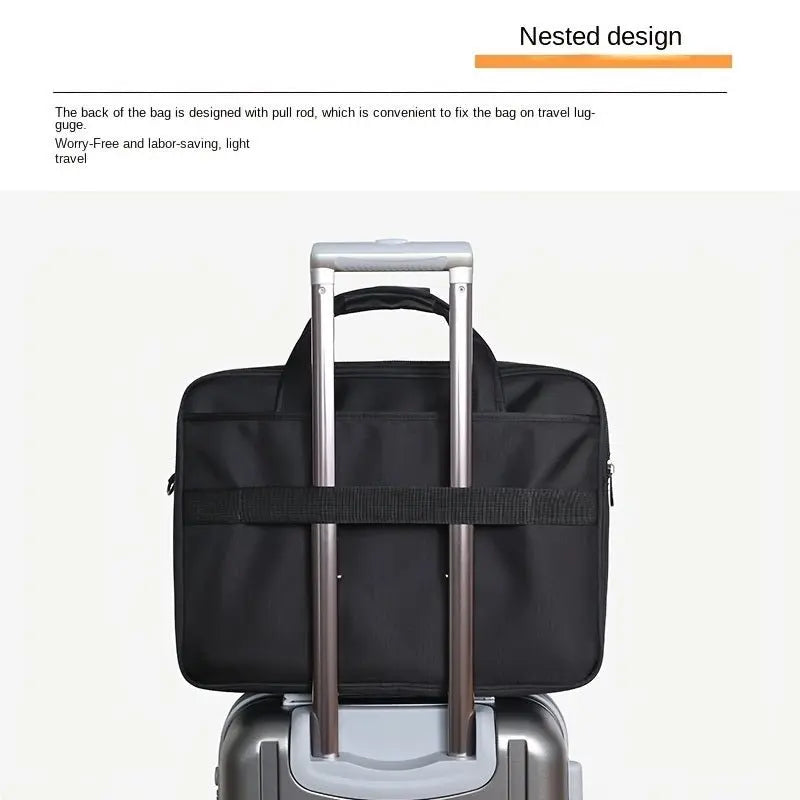 17.3 Inch Laptop Bag, Expandable Briefcase,Computer Bag Men Women,Laptop Shoulder Bag,Work Bag Business Travel Office (Black - 17.3 Inch)VINE GLOBAL