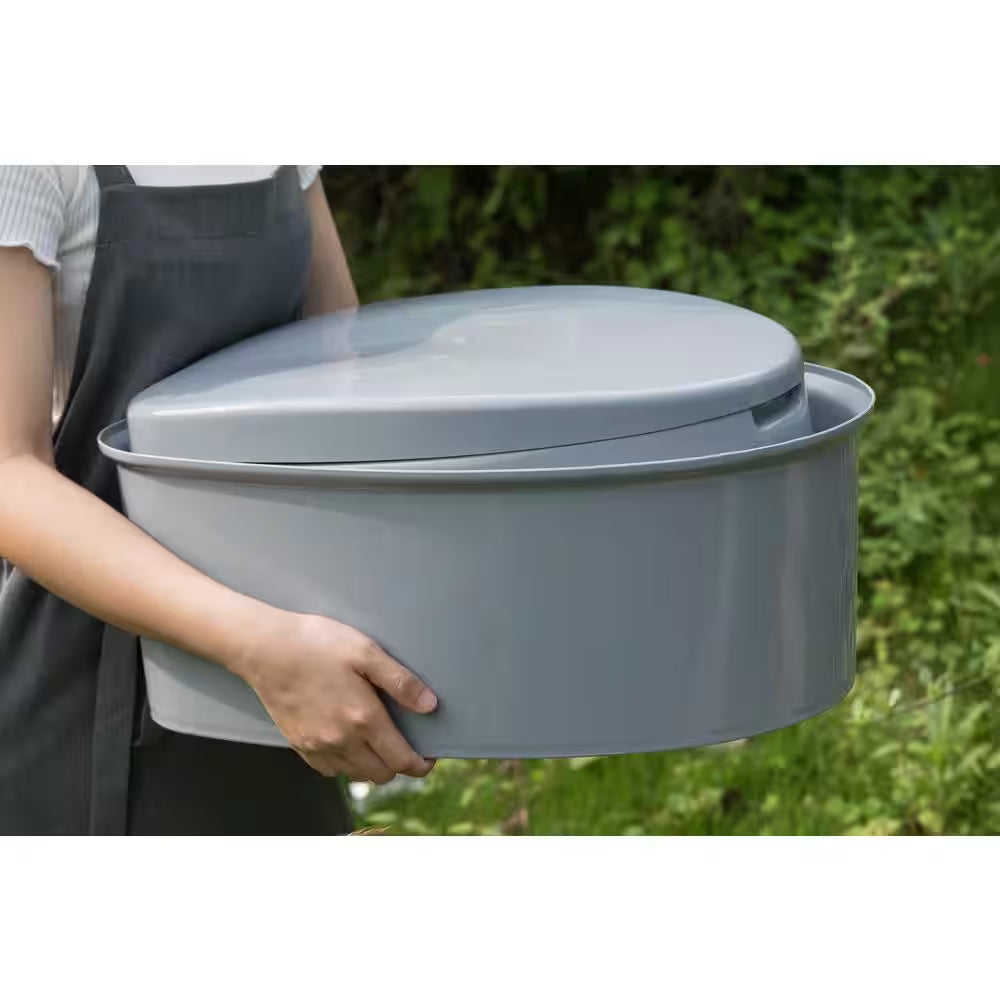 Folding Portable Travel Non-Electric Waterless Toilet for Camping and Hiking