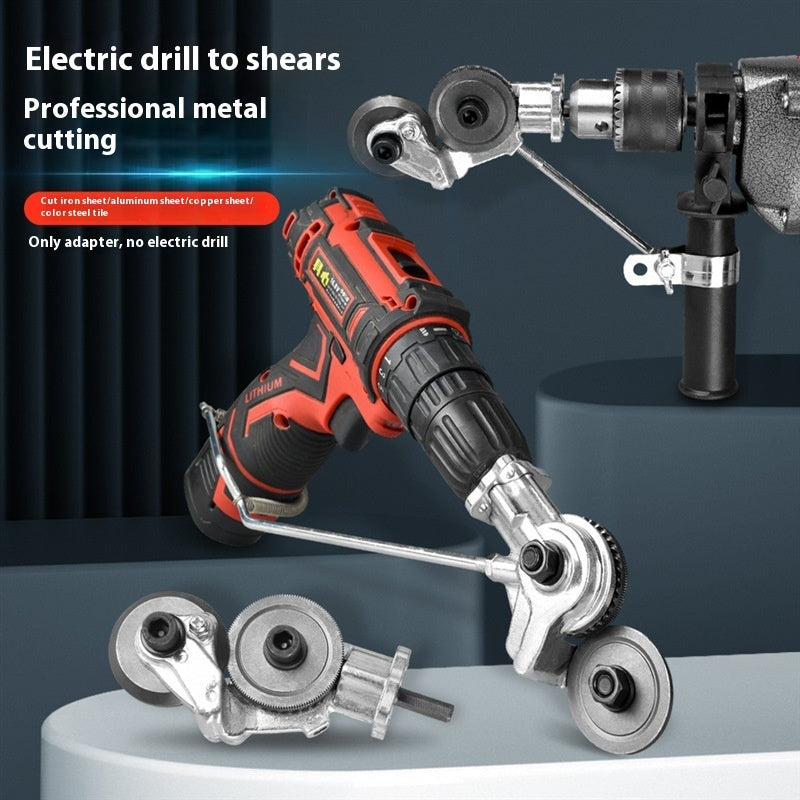 Electric Drill To Electric Shears Iron Sheet Cutter - VINE GLOBAL