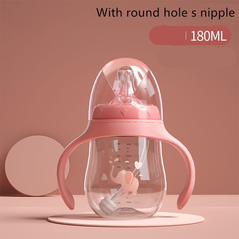 Baby Wide-diameter Baby Bottle, Child Drinking Cup Sippy Cup - VINE GLOBAL