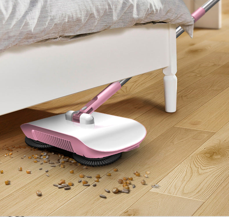 Hand Push Sweeper Household Broom Dustpan Mop Floor All-in-one Machine Gift Mop Sweeper - VINE GLOBAL
