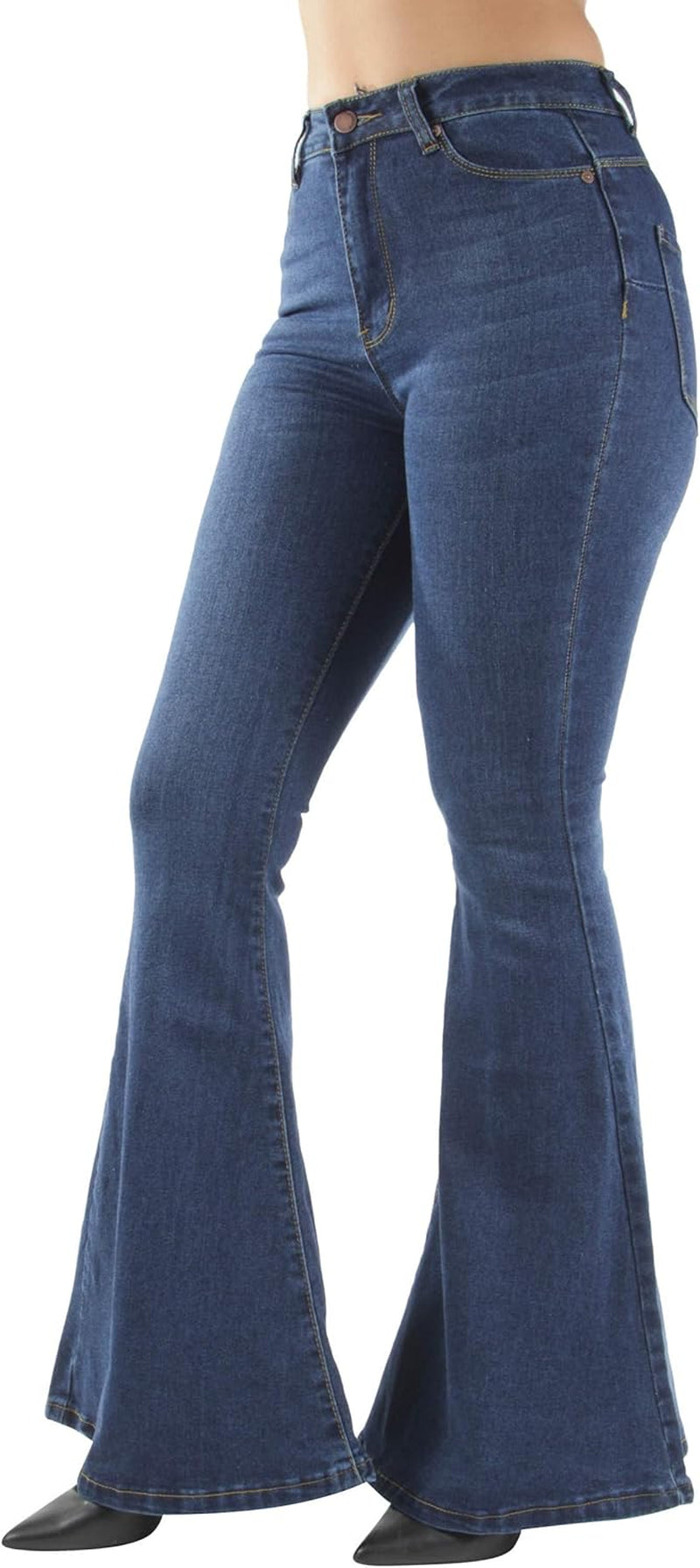 Colombian Design, Butt Lift, Levanta Cola, Boot Leg Jeans Plus/Junior Size