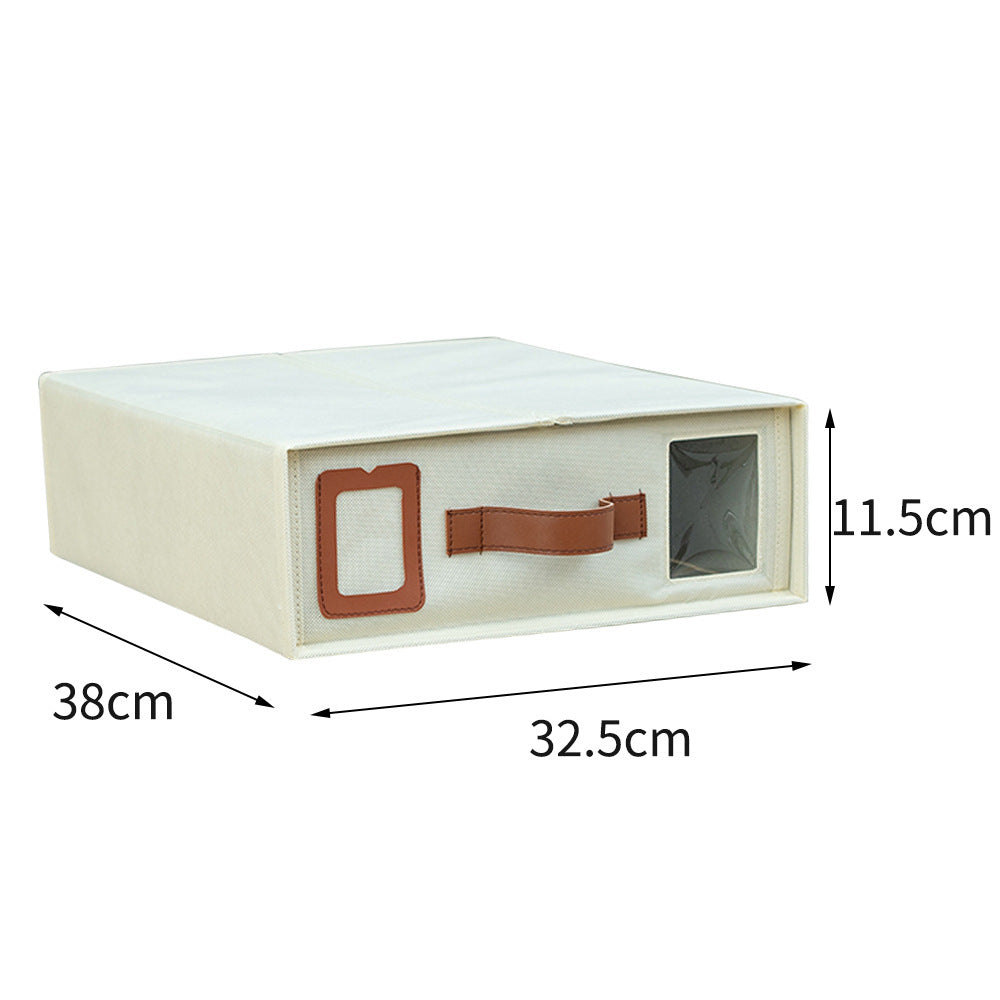 Four-piece Bed Sheet Set Foldable Zipper Visual Storage Box - VINE GLOBAL