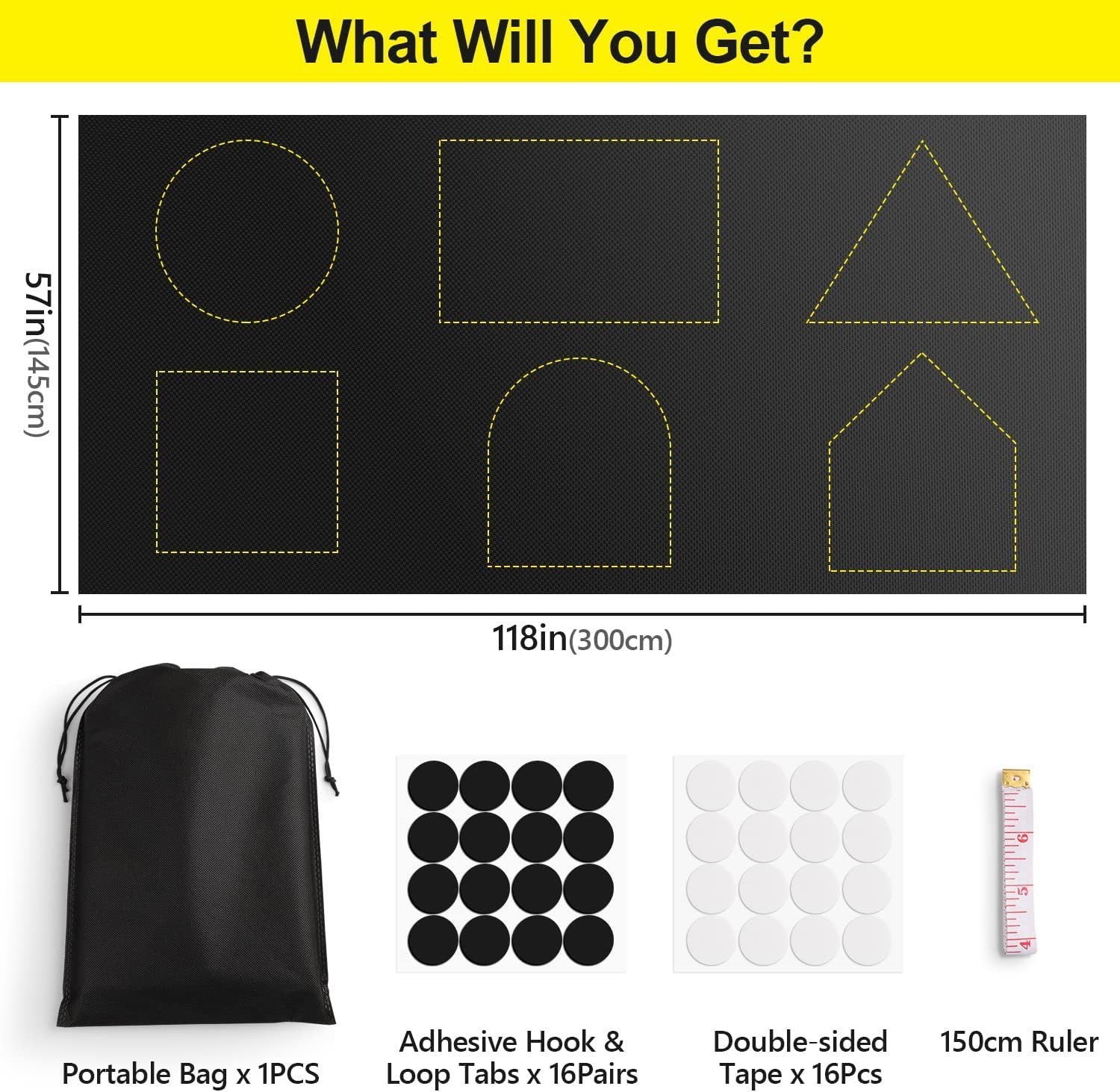 Portable Travel 100 Blackout Suction Cups Self-adhesive DIY Curtains - VINE GLOBAL