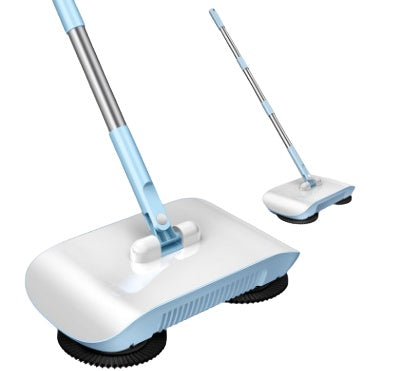 Hand Push Sweeper Household Broom Dustpan Mop Floor All-in-one Machine Gift Mop Sweeper - VINE GLOBAL