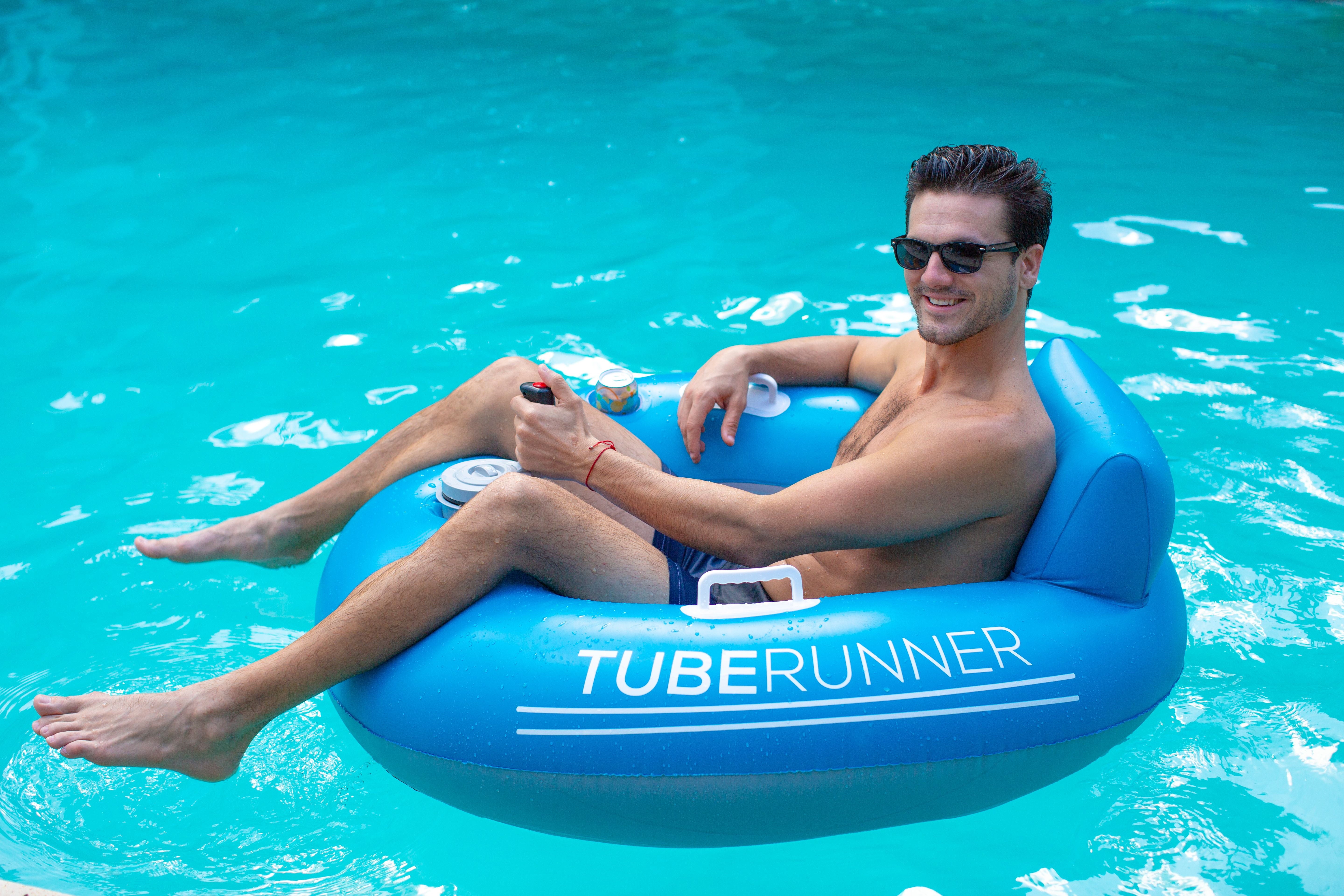 Tube Runner Motorized Pool Tube with Built-In Throttle