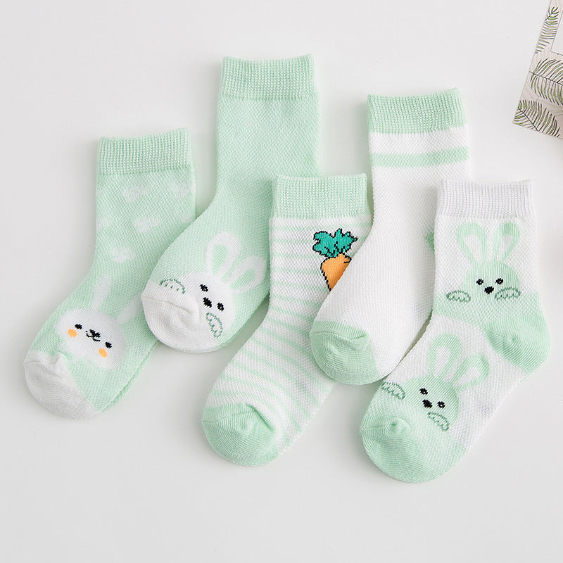 Cotton breathable male and female baby socks - VINE GLOBAL