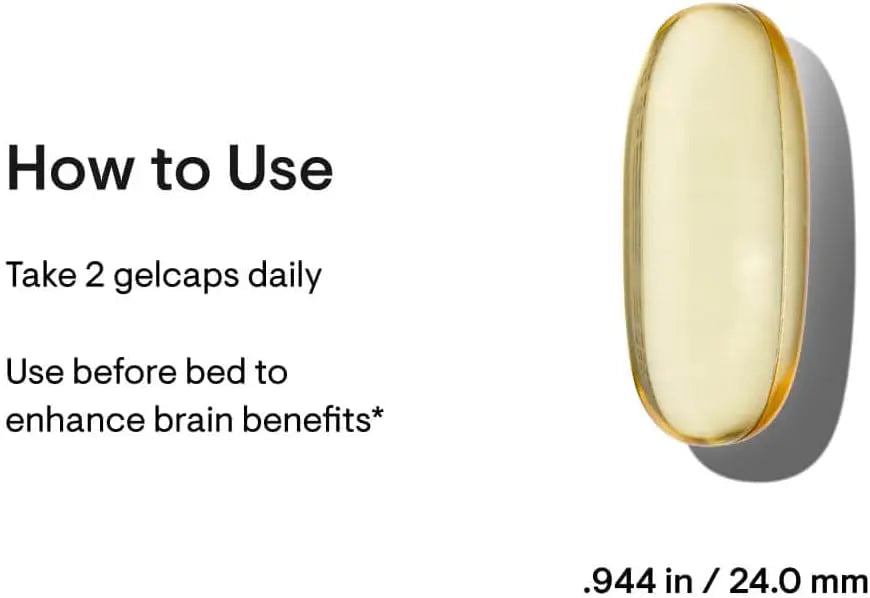 THORNE Advanced DHA - 650 mg DHA and 200 mg of EPA - Supports Healthy Brain Aging and Nerve Function - 60 gelcaps VINE GLOBAL
