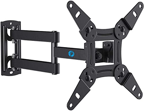 Full Motion TV Monitor Wall Mount Bracket Articulating Arms Swivel Tilt Extension Rotation for Most 13-42 Inch LED LCD Flat Curved Screen TVs & Monitors, Max VESA 200x200mm up to 44lbs by Pipishell - VINE GLOBAL