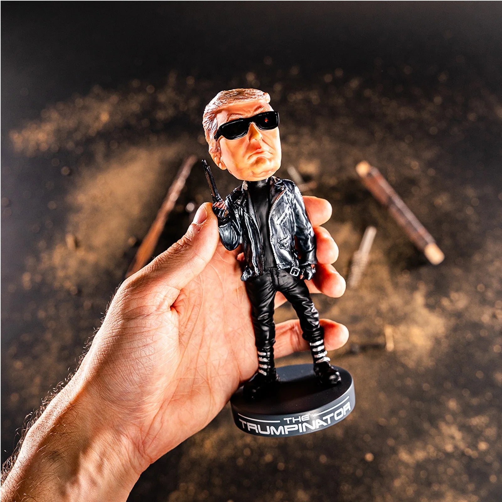 Donald Trump Collectibles - the Trumpinator: 2024 Bobblehead for Trump Supporters and Patriotic Americans | the #1 Gifts