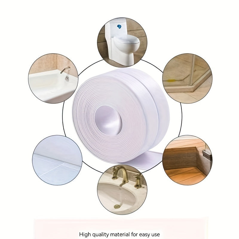 Waterproof Mold-Resistant Caulk Tape for Kitchen & Bathroom-2Packs - VINE GLOBAL