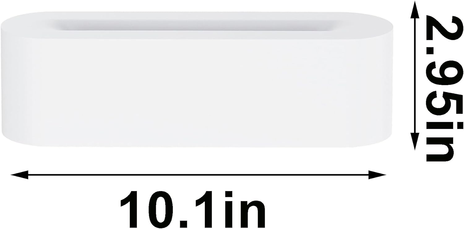 Essential Oil Diffuser, Fireplace Fire Flame Aromatherapy Diffuser, 150ml Ultrasonic Cool Mist Humidifier, Scent Aroma Diffuser with 7 Colors Light, Timer & Auto-Off for Home, Room (White) - VINE GLOBAL