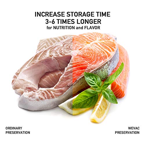 Vacuum Sealer Bags 8x50 Rolls 2 pack for Food Saver, Seal a Meal, Weston. Commercial Grade, BPA Free, Heavy Duty, Great for vac storage, Meal Prep or Sous Vide - VINE GLOBAL