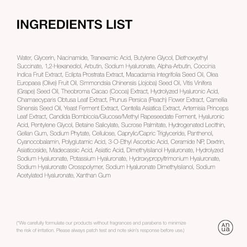 Anua 10% Niacinamide+ 4% Tranexamic Acid Serum, Ceramide, Hyaluronic Acid, Vitamin B12 natural color, for Sensitive skin, Korean Glass Skin, Fragrance-Free (30ml /1.01 fl.oz.) - VINE GLOBAL