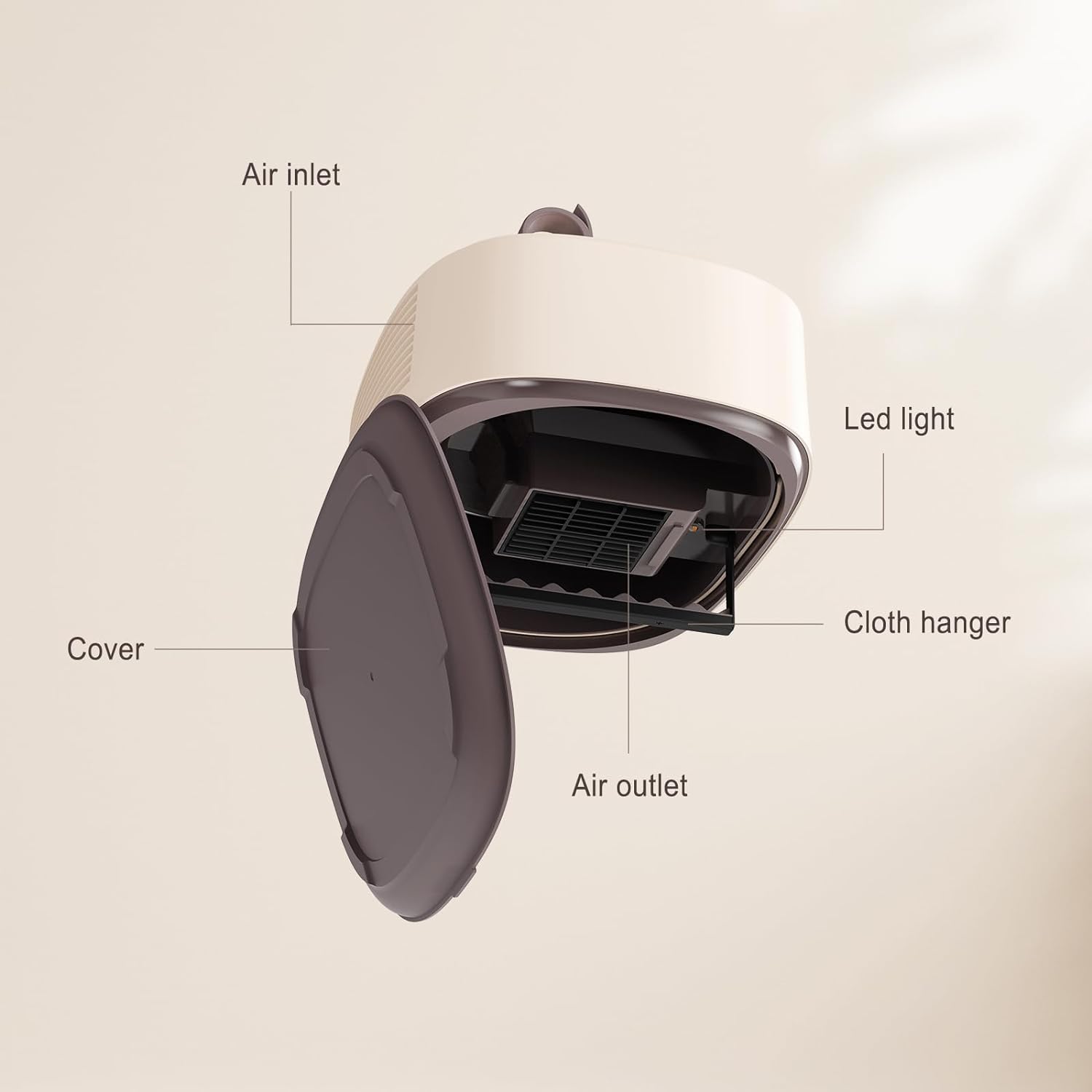 Portable Clothes Dryer, Portable Dryer for Apartments Home Travel RVs - VINE GLOBAL