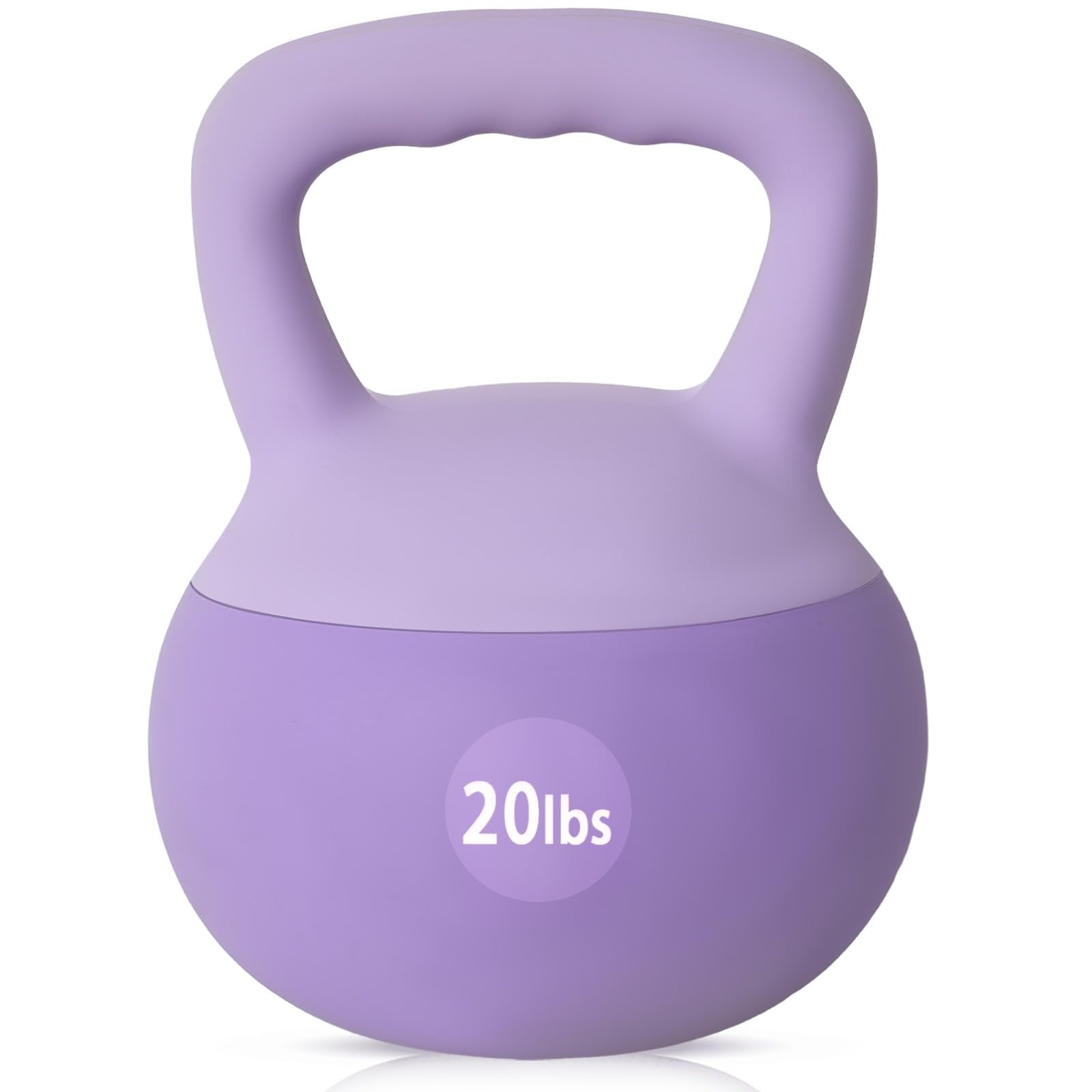 SogesPower Soft Kettlebells,Iron Sand Filled Weights Strength Training Kettlebells,Shock-Proof Weights and Wide-Grip Handle,Fitness Home Gym Soft Kettlebells for Women Men Children, Purple VINE GLOBAL