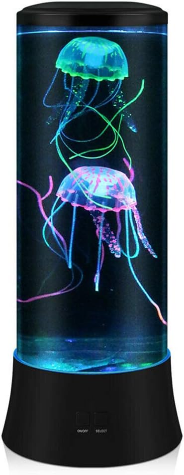 Jellyfish Lamp,LED Fantasy Jellyfish Light Lamp,7 Color Setting Jellyfish Tank Table Lamp Decorations for Home Office Decor Great Gifts for Kids - VINE GLOBAL