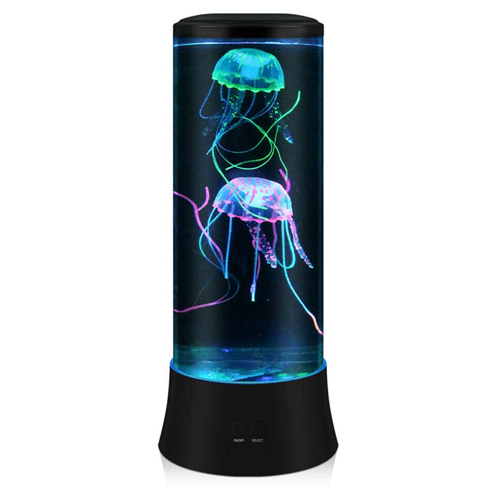 Jellyfish Lamp,LED Fantasy Jellyfish Light Lamp,7 Color Setting Jellyfish Tank Table Lamp Decorations for Home Office Decor Great Gifts for Kids - VINE GLOBAL