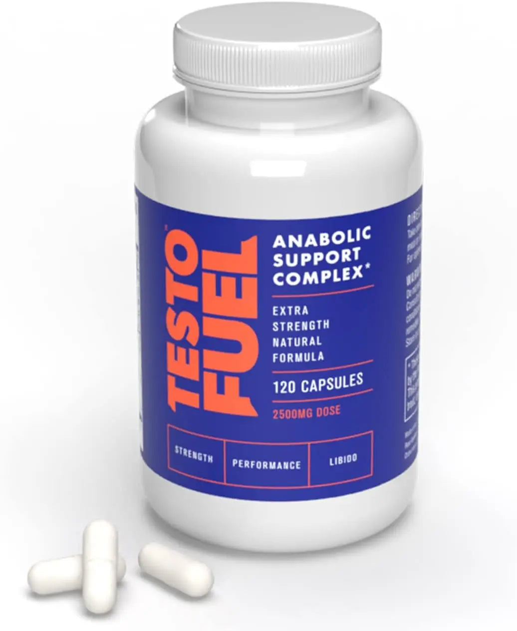 TestoFuel - 120 Testosterone Booster Pills for Men - 100% Natural Ingredients VINE GLOBAL