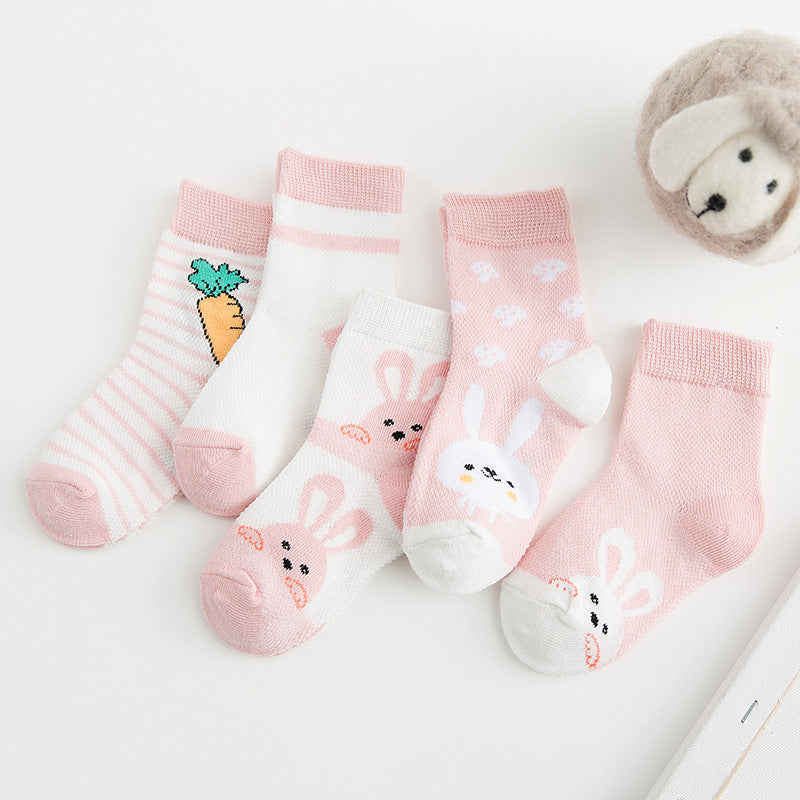 Cotton breathable male and female baby socks - VINE GLOBAL