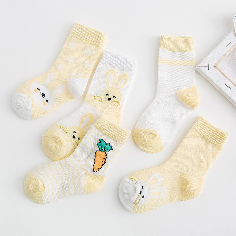 Cotton breathable male and female baby socks - VINE GLOBAL