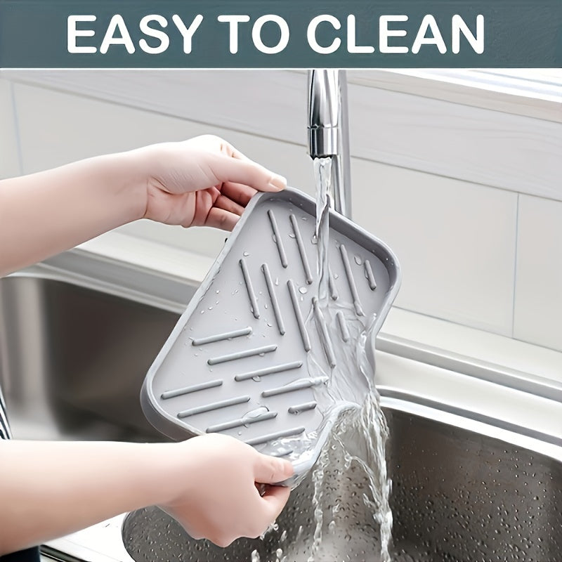Silicone kitchen sink tray soap tray holder - VINE GLOBAL