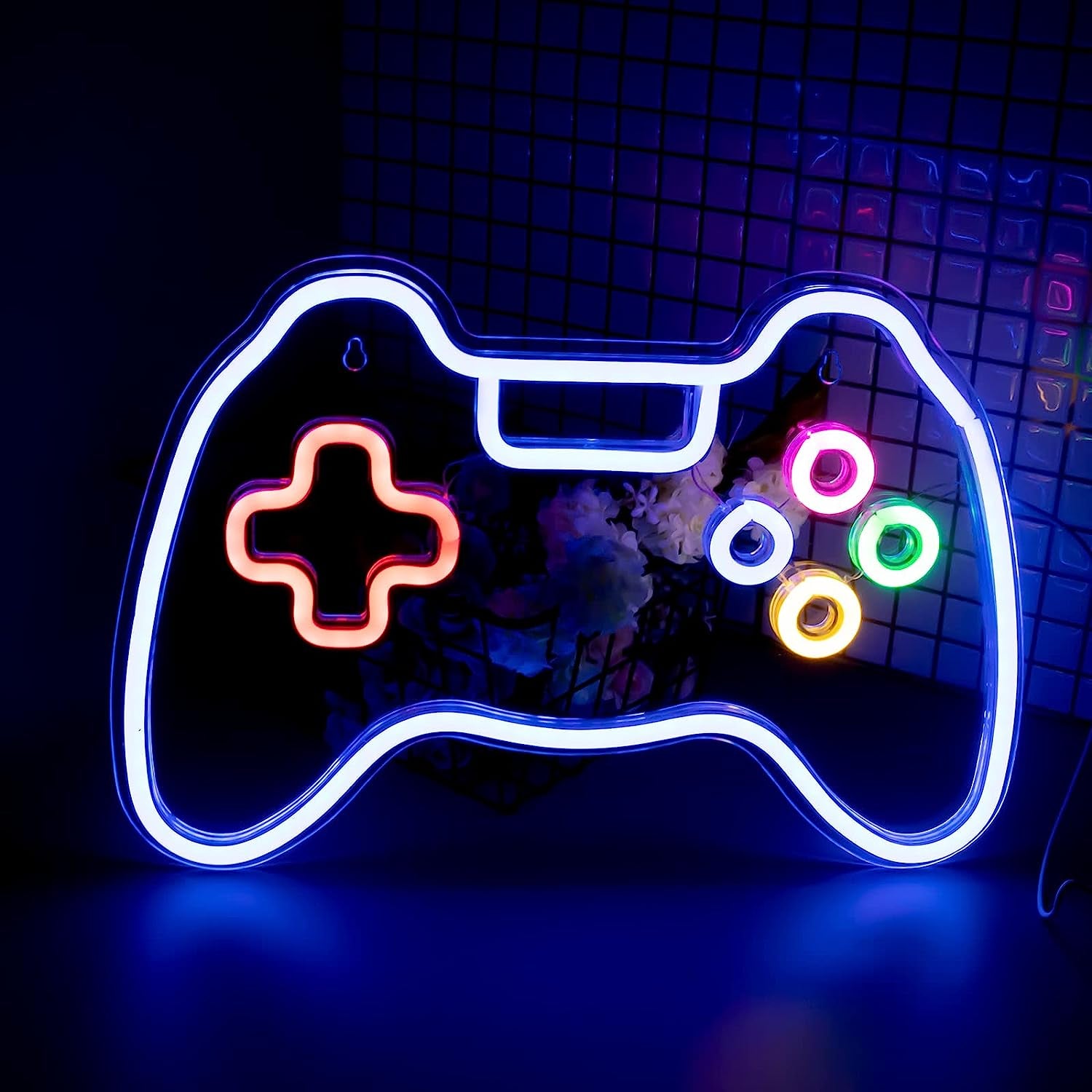 Gaming Neon Sign, Gamer Neon Sign for Game Room Decor, USB Powered Switch Gaming Led Signs for Teen Boy Gaming Room Wall Decor, Gamer Gifts for Teen Boys Girls, Gaming Stuff for Room Setup