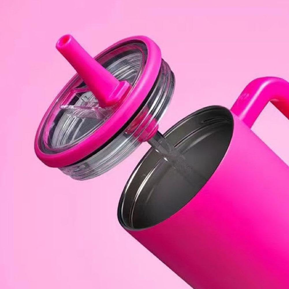 40 Oz Tumbler Lid Replacement Fit for Stanley Cup,Spill Proof Splash Resistant Tumbler Lids,Tumbler Flip Straw Lid,Replaceble Tumbler Flip Straw Lid,Reusable Tumbler Cover for Stanley Cup