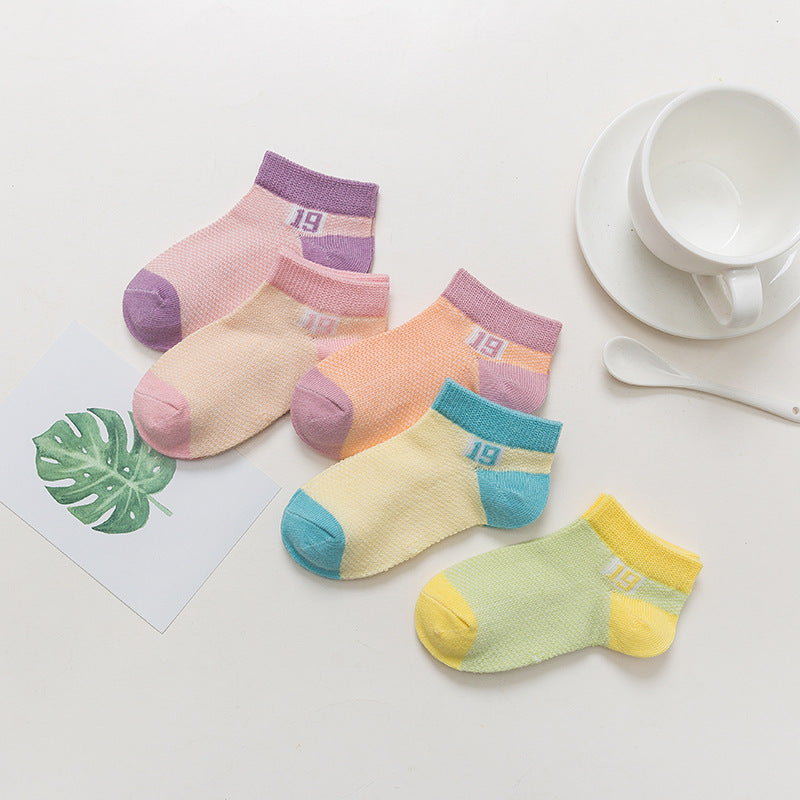 Cotton breathable male and female baby socks - VINE GLOBAL