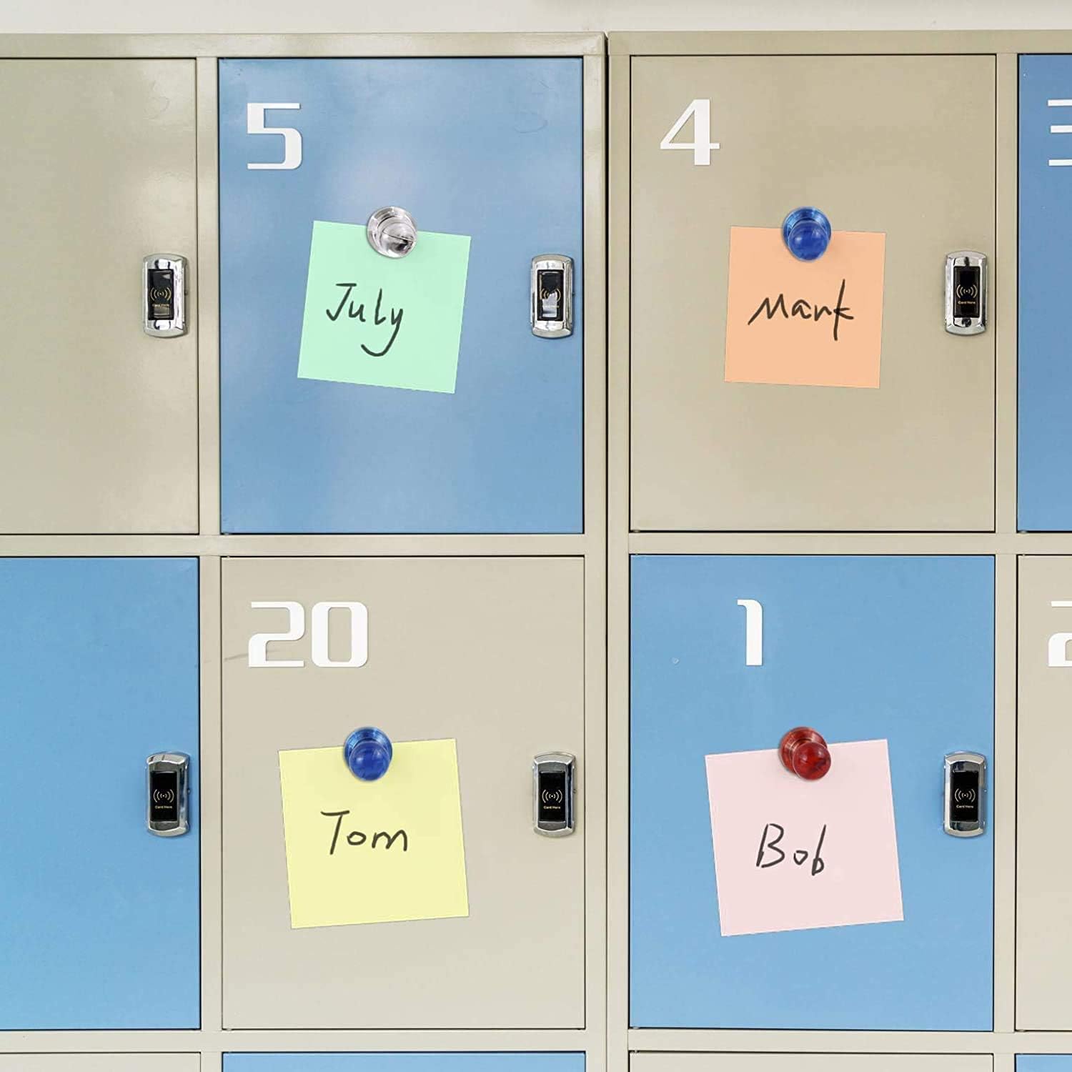 12Pcs Black Fridge Magnets, Small and Strong Magnets for Whiteboard - VINE GLOBAL