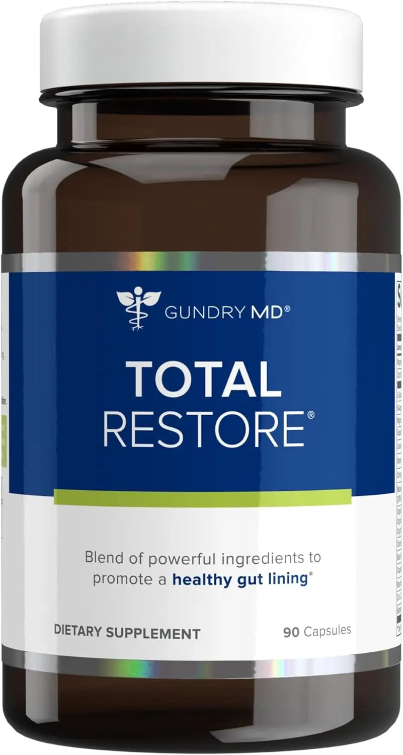 Gundry MD Total Restore Gut Lining Support, Digestive Supplement for Gastrointestinal Wellness, Gut Health Supplement, Gut Health for Women and Men, 90 Capsules, 30 Day Supply VINE GLOBAL