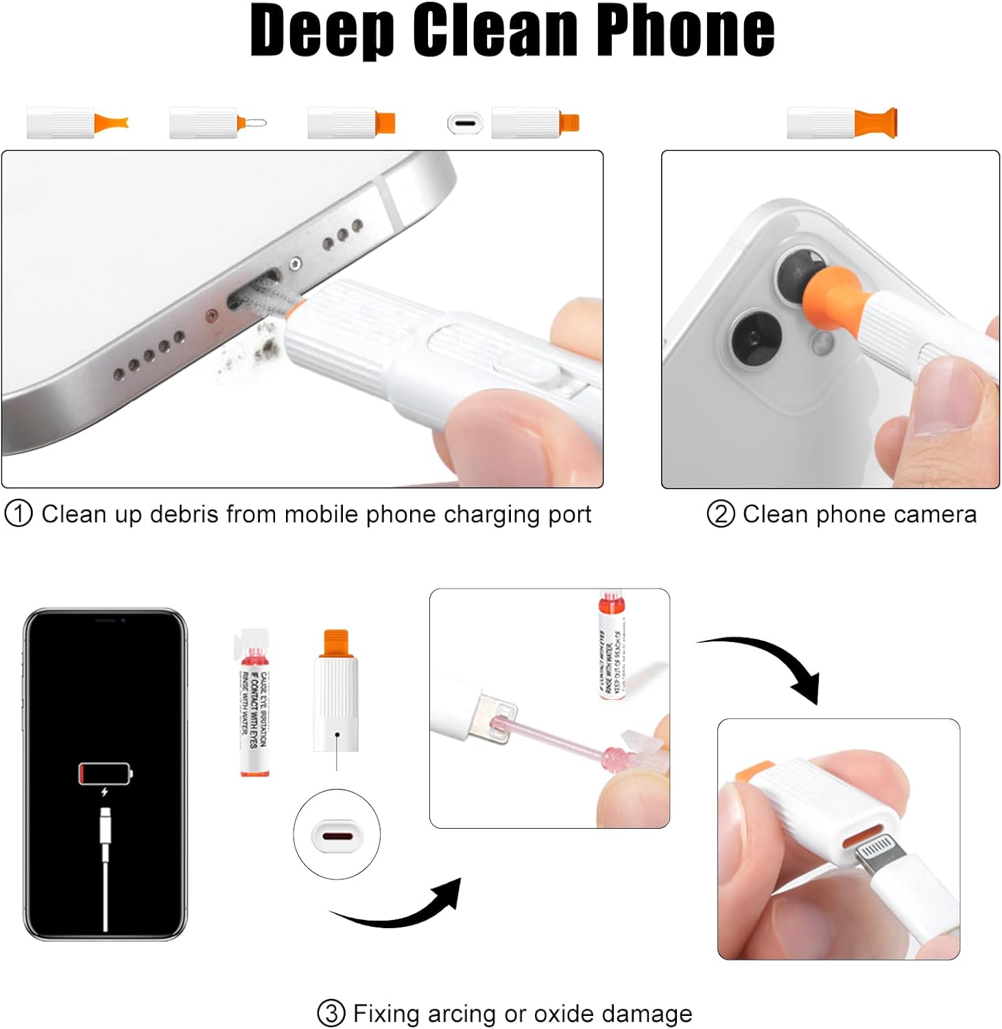 Car Screen Cleaner Spray, Electronic Touchscreen Mist Cleaning Brush Kit for TV, Laptop, iPad, iPhone, Cellphone, MacBook Pro, Smart TV Phone Camera Lens - VINE GLOBAL