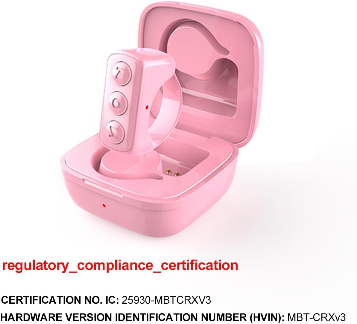 Remote Control for TikTok, Page Turner for Kindle App, Bluetooth Camera Video Recording Remote, Scrolling Ring for TIK Tok, iPhone, iPad, iOS, Android - Black - VINE GLOBAL