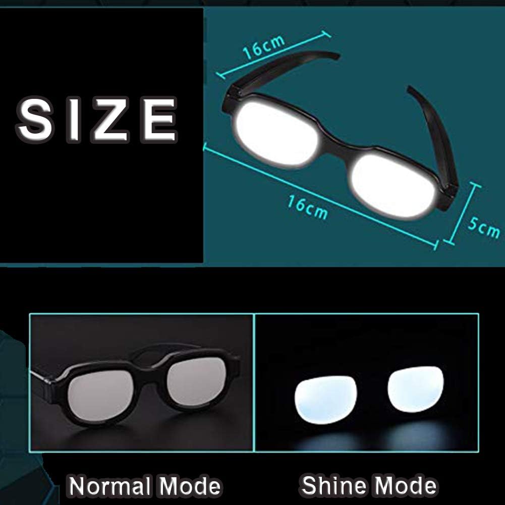 Anime Glasses Light-Up LED Eyewear| Anime Role Playing Props Funny| Cosplay Halloween VINE GLOBAL