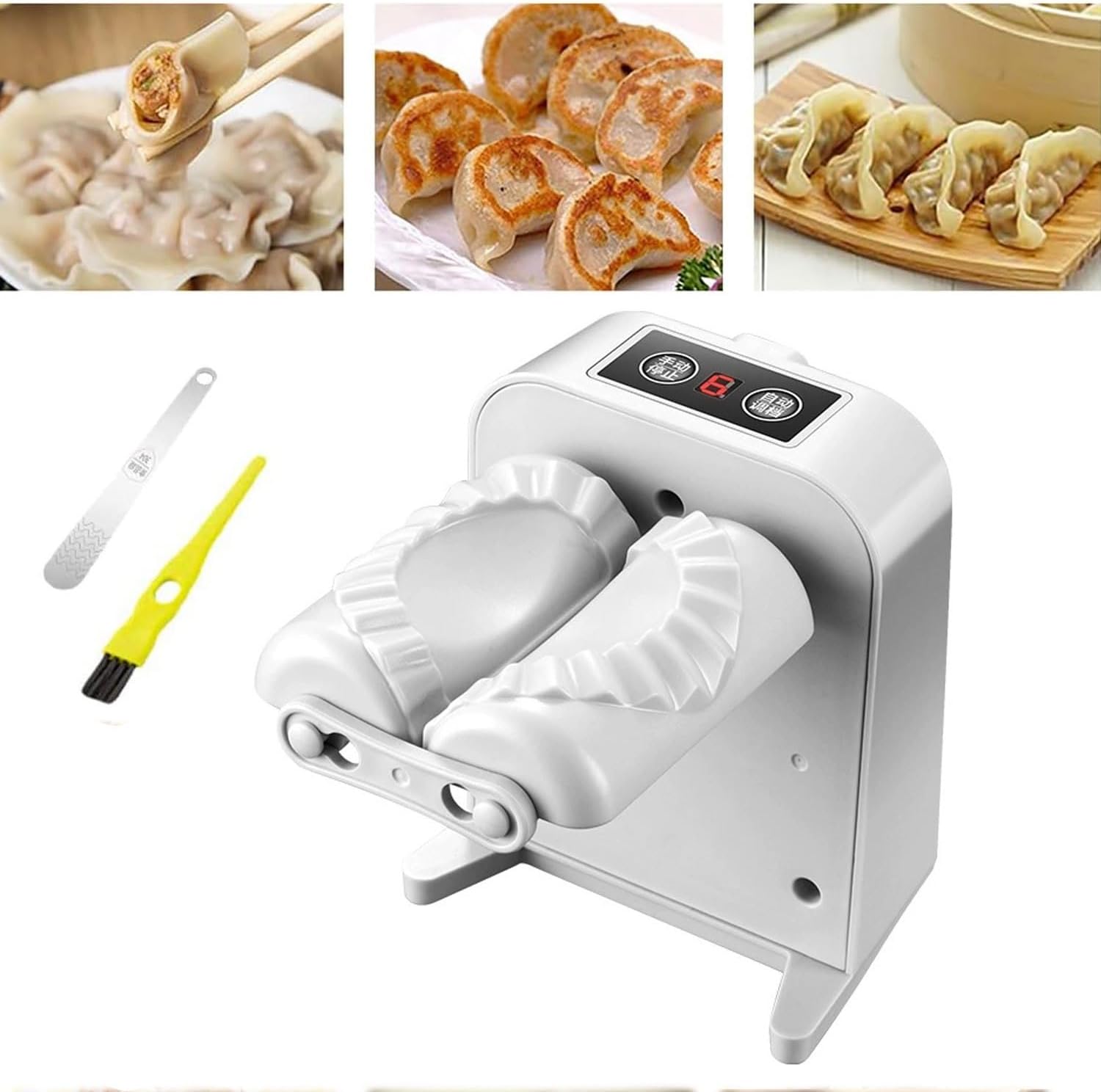 Automatic Electric Dumpling Press Maker Machine - Adjustable and Easy to Operate - VINE GLOBAL