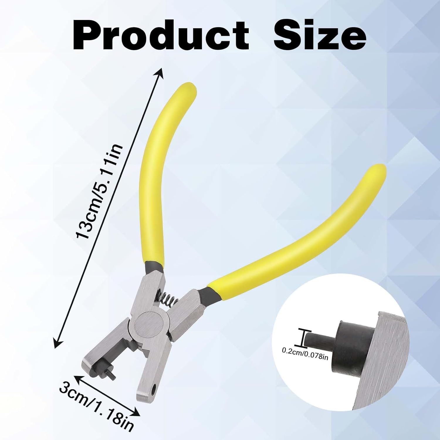 Watch Band Leather Hole Punch Plier 2.0mm Shoe | Wrist Belt | Dog Collars - VINE GLOBAL