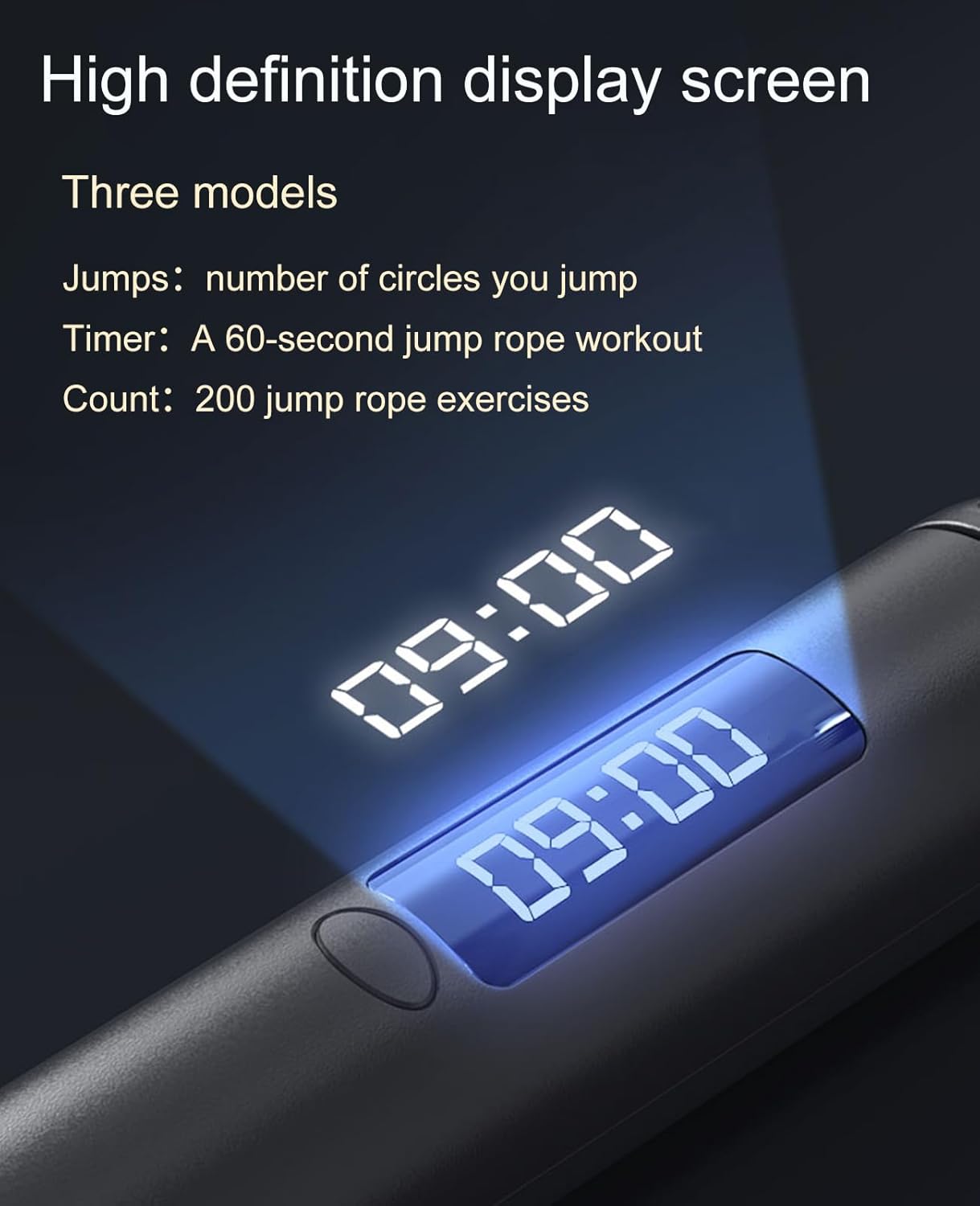 Smart Jump Rope with CounterTangle-Free Jump Rope for Fitness and Workout Adjustable VINE GLOBAL