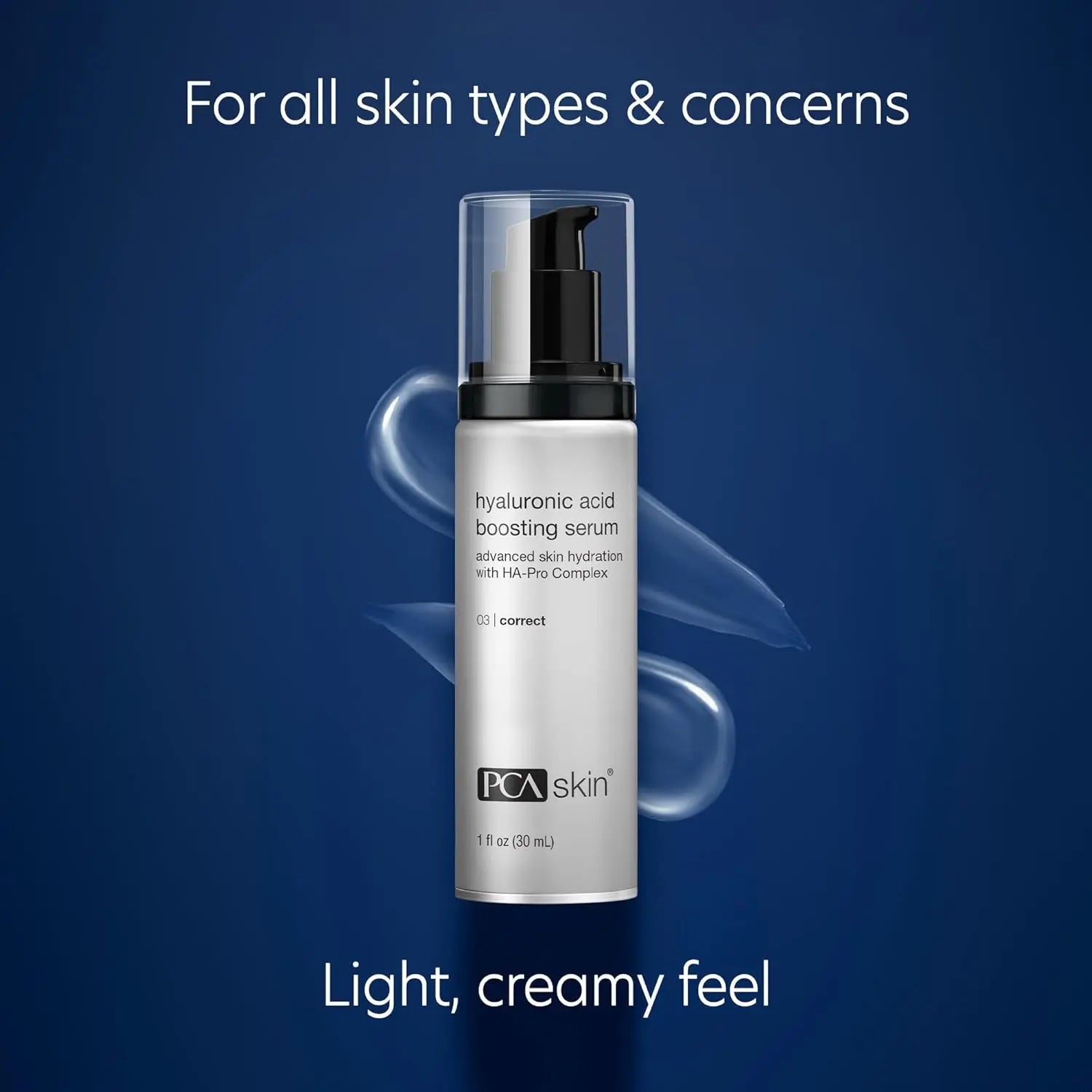 PCA SKIN Hyaluronic Acid Boosting Face Serum, Hyaluronic Acid Serum for Face Made with Niacinamide and Ceramides, Helps Reduce Fine Lines and Wrinkles and Delivers 24-Hour Moisturization, 1 oz Pump VINE GLOBAL