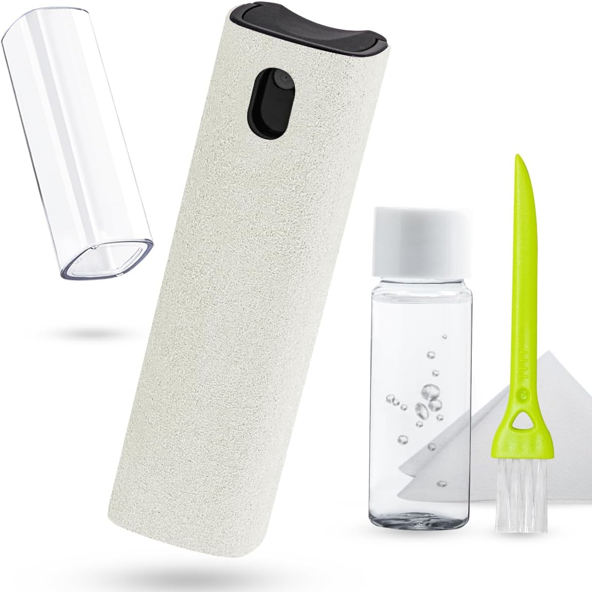 Car Screen Cleaner Spray, Electronic Touchscreen Mist Cleaning Brush Kit for TV, Laptop, iPad, iPhone, Cellphone, MacBook Pro, Tablet, PC, Computer, Monitor, LCD Screens, Eyeglasses - Cream - VINE GLOBAL