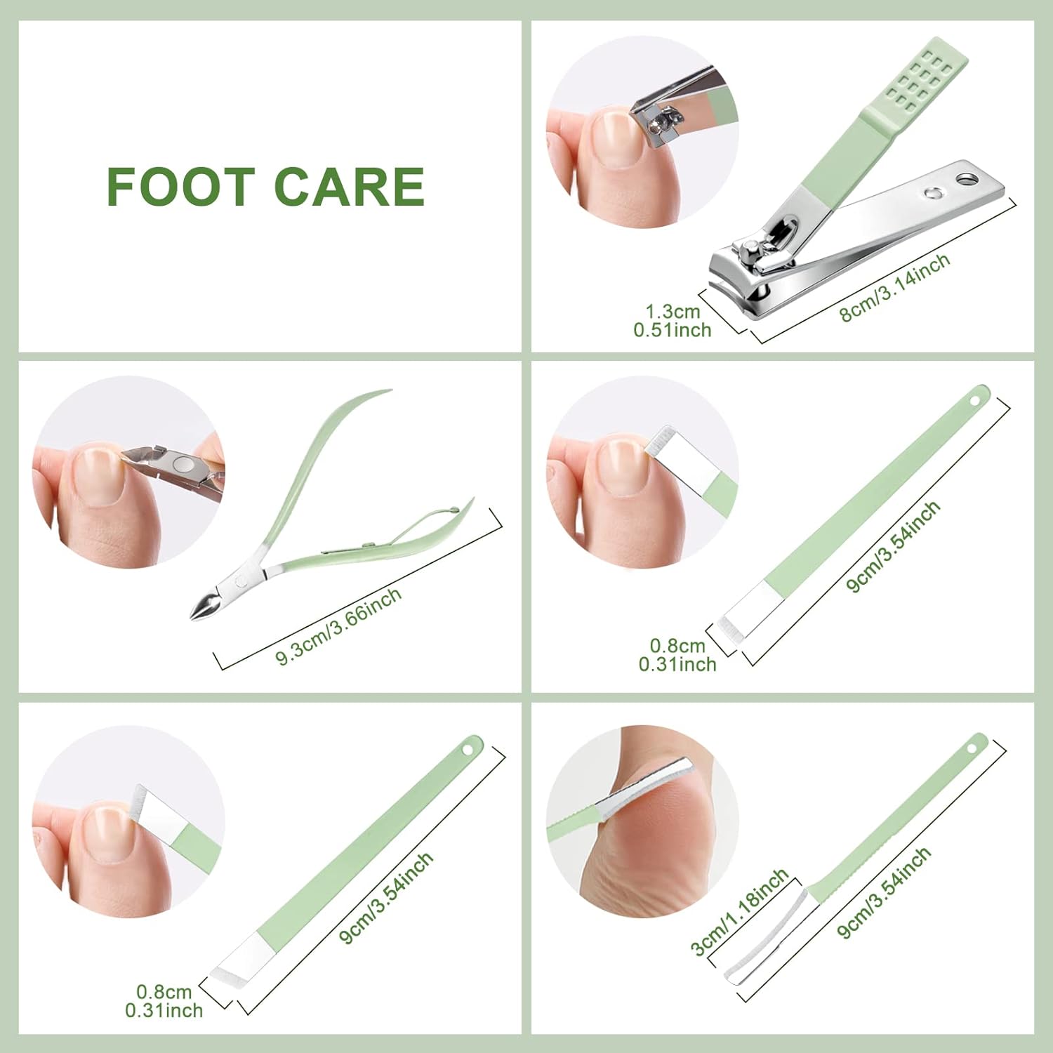 Manicure Set Professional Nail Clippers Pedicure Kit, 16 pcs Stainless Steel Grooming Kit with Luxurious - VINE GLOBAL