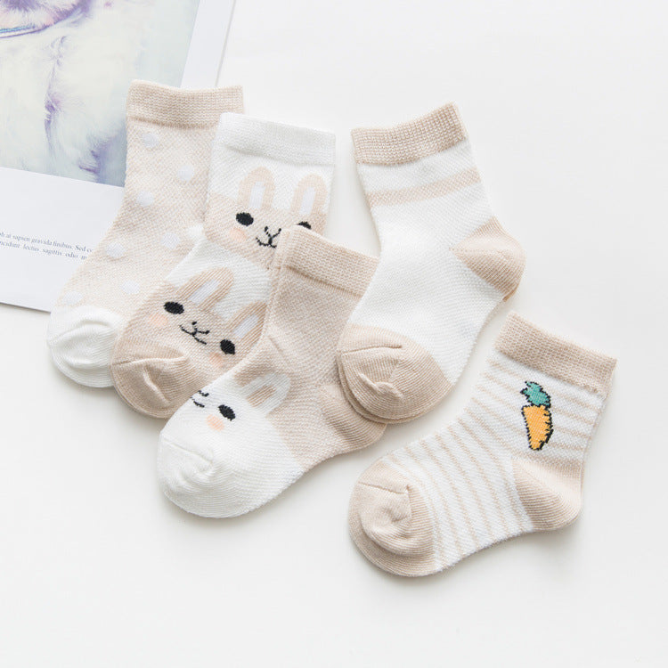 Cotton breathable male and female baby socks - VINE GLOBAL