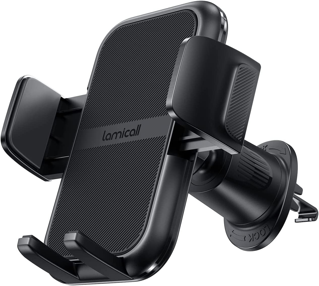 2024 Wider Clamp & Metal Hook Car Phone Holder Vent [Thick Cases Friendly] Phone Holders for Your Car Mount Automobile Hands Free Cradle Air Vent for Iphone 15 14 13 Pro Max Smartphone